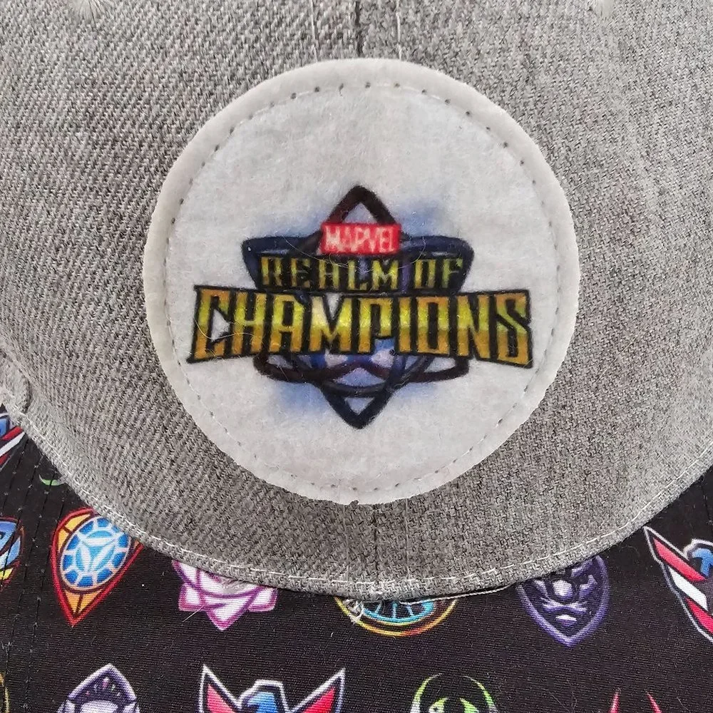 Marvel Realm‎ of Champions Baseball Cap Hat 2019 NYCC Kabam Contest